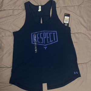 small under armour racer back tank